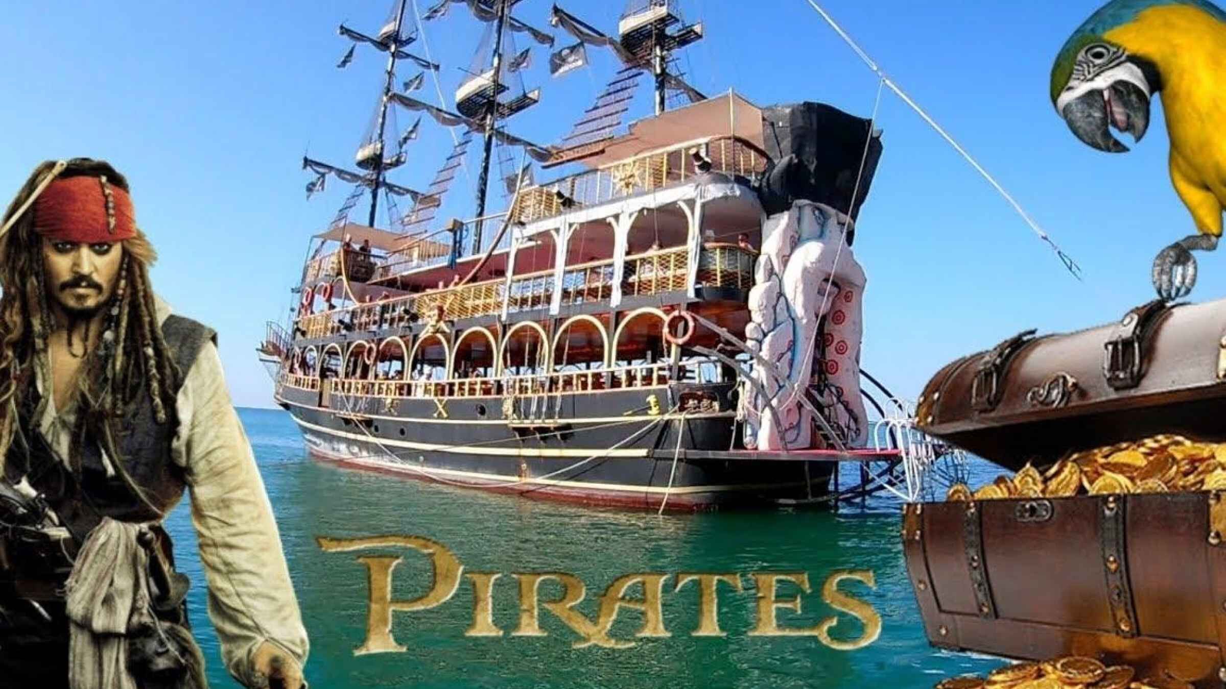 Marmaris Pirate Boat w/ Lunch, Unlimited Drinks & Foam Party