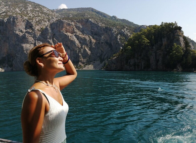 Picture 1 for Activity From Belek: Green Canyon Boat Trip with Lunch and Drinks