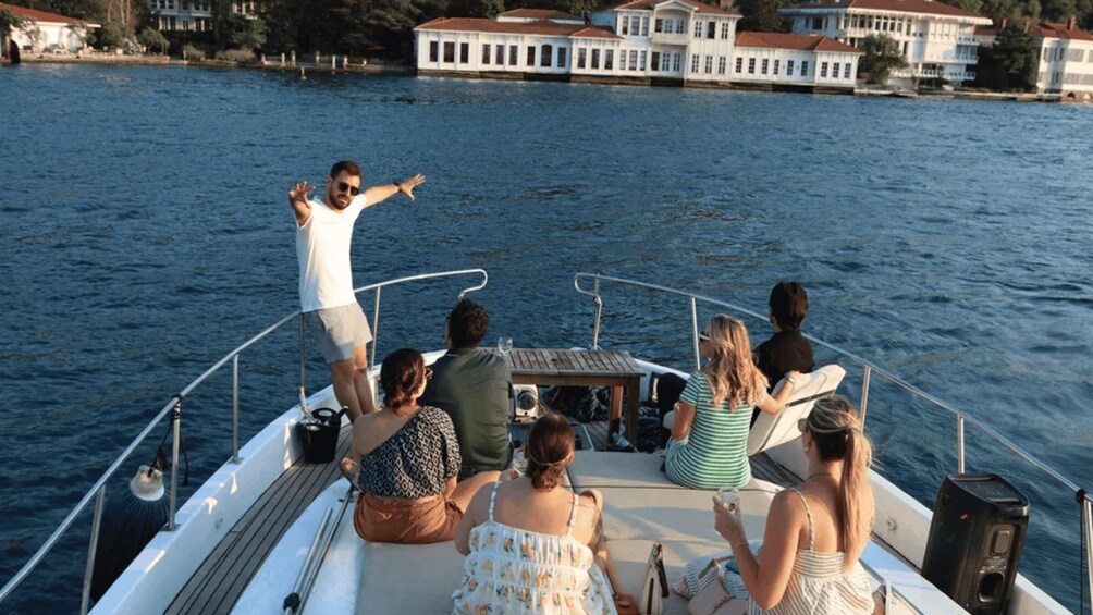 Picture 4 for Activity Istanbul: Small Group Yacht Tour with Unlimited Wine