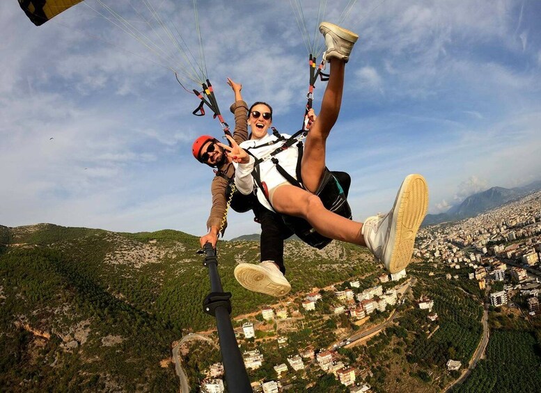 Picture 3 for Activity From City of Side: Alanya Tandem Paragliding w/ Beach Visit