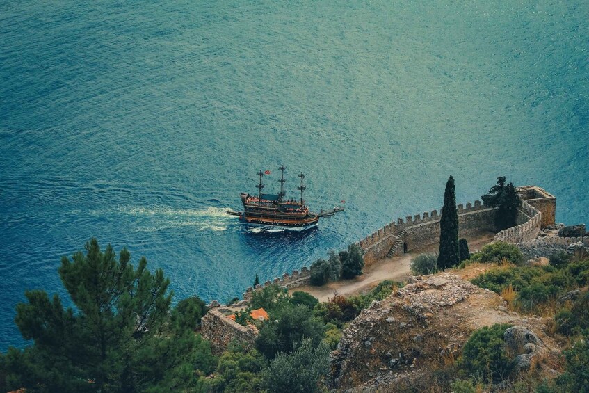 Picture 3 for Activity City of Side: Alanya Trip w/ Damlatas Cave, Boat & Cable Car