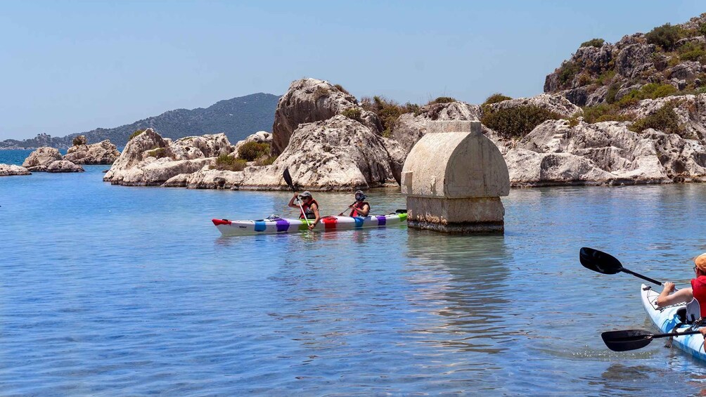 Picture 1 for Activity From Kas: Guided Kekova Sea Kayaking Tour