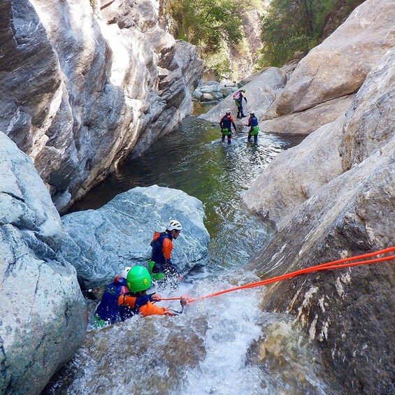 Champdepraz: Canyoning Test Yourself in the Chalamy torrent