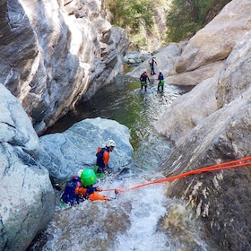 Valle D'Aosta: Canyoning TestYourself in der Chalamy torrent