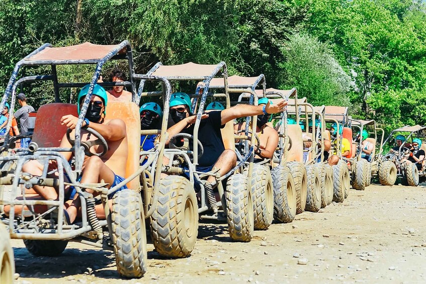 Antalya: Ziplining, Rafting, Jeep Tour & Quad Safari w/Lunch