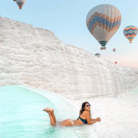 Picture 1 for Activity From Antalya: Pamukkale Day Trip w/Optional Balloon Flight