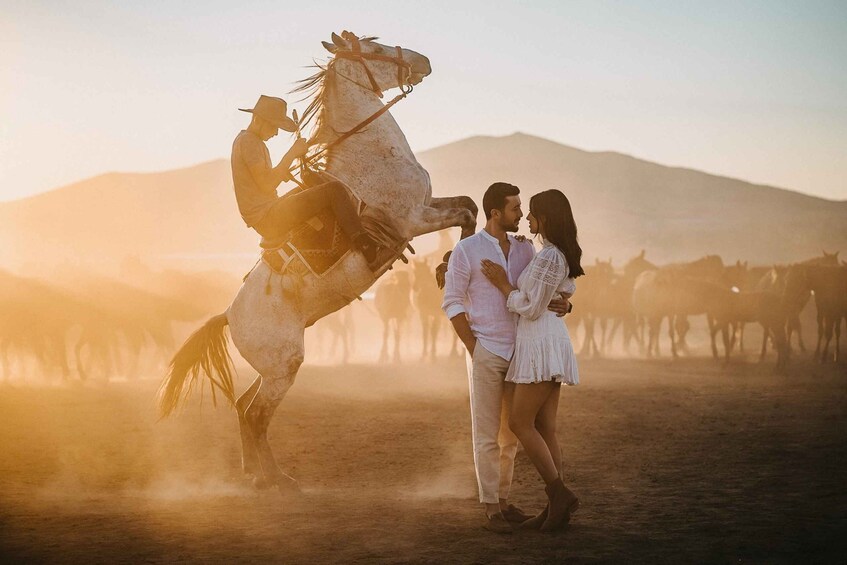 Picture 4 for Activity Cappadocia: Private Flying Dress Photoshoot at Sunrise