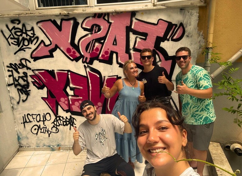 Picture 1 for Activity Istanbul: Do Street Art with Local Artists at Home Garden