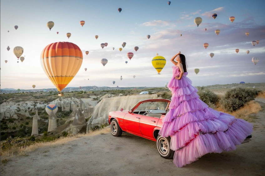 Picture 2 for Activity Cappadocia: Photo shoot with classic car