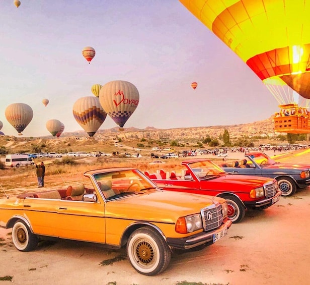 Picture 9 for Activity Ortahisar: Balloon ride by classic car in Cappadocia