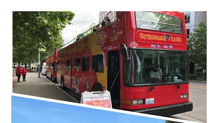 City Sightseeing Seattle Hop-On Hop-Off Bus Tour + Locks Cruise