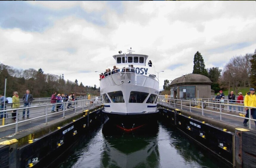 City Sightseeing Seattle Hop-On Hop-Off Bus Tour + Locks Cruise