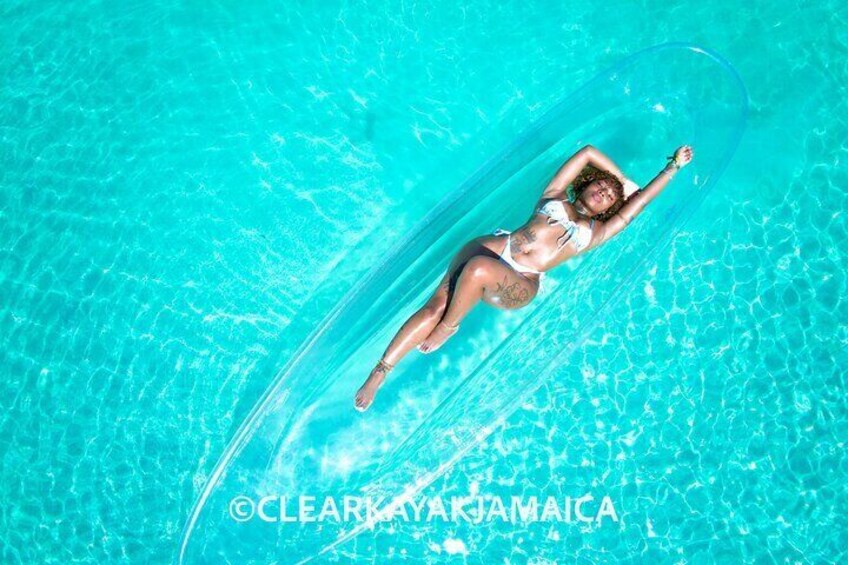 Clear Kayak Photoshoot in Ocho Rios Jamaica