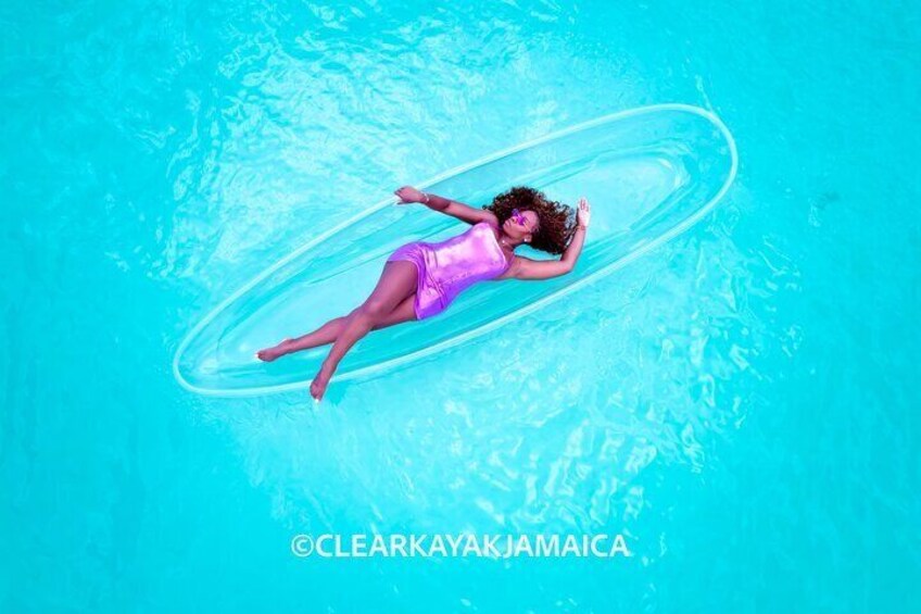 Clear Kayak Photoshoot in Ocho Rios Jamaica