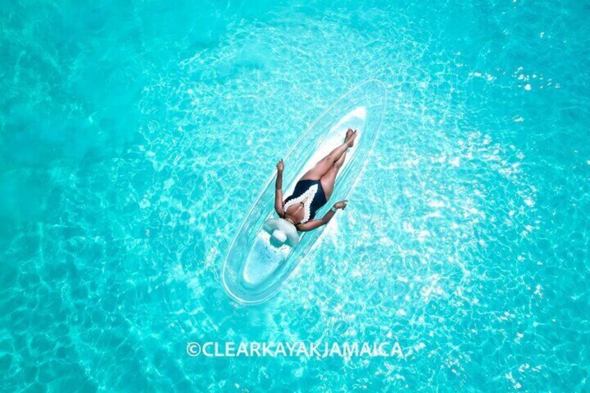 Clear Kayak Photoshoot in Ocho Rios Jamaica