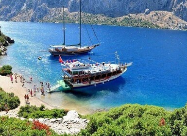 From Marmaris: Turkish Aegean Coast Boat Trip with Lunch