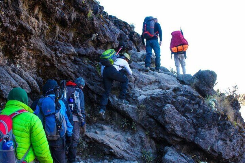 5 Days Climbing Mount Kenya via the Chogoria Sirimon Route