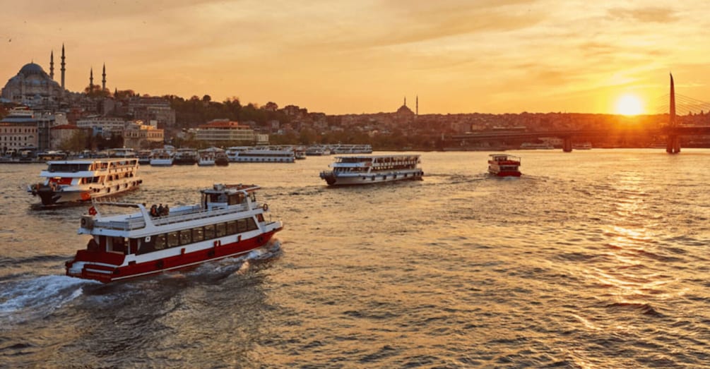 Picture 4 for Activity Istanbul Bosphorus Sunset Cruise on a Luxurious Yacht