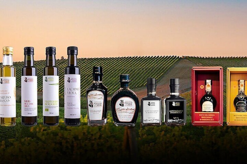 Agricola Poggio ai Laghi: Tasting of Wines, Oils and Vinegars