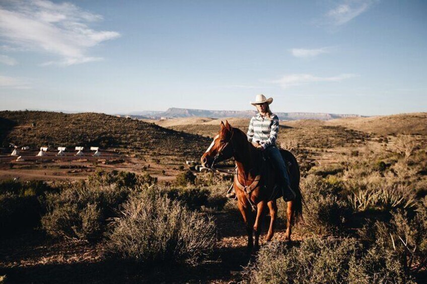 Horseback Ride Just 2 Miles from the Edge of the Grand Canyon