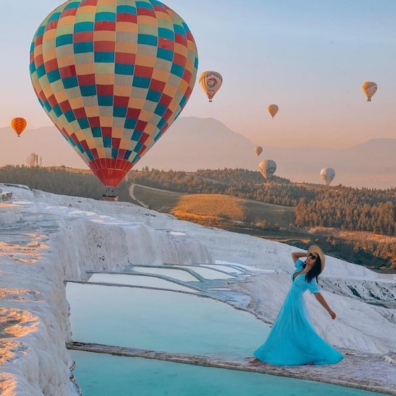 Picture 9 for Activity Antalya: Pamukkale Guided Tour With Optional Balloon Flight