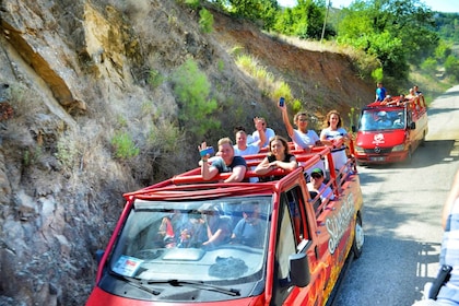 From Alanya: Cabrio Adventure Safari Tour w/ Lunch