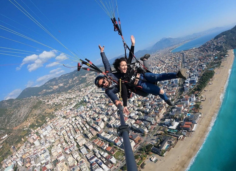 Picture 4 for Activity From Antalya: Alanya Paragliding Experience with Beach Visit