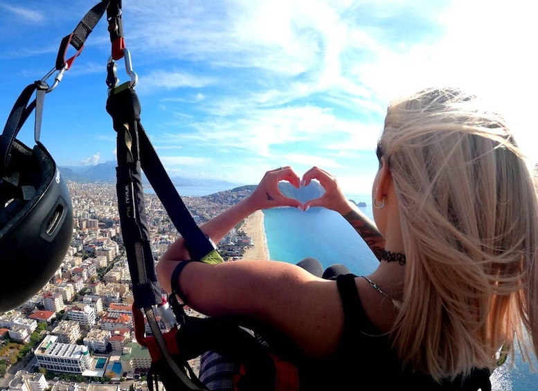 Picture 1 for Activity From Antalya: Alanya Paragliding Experience with Beach Visit