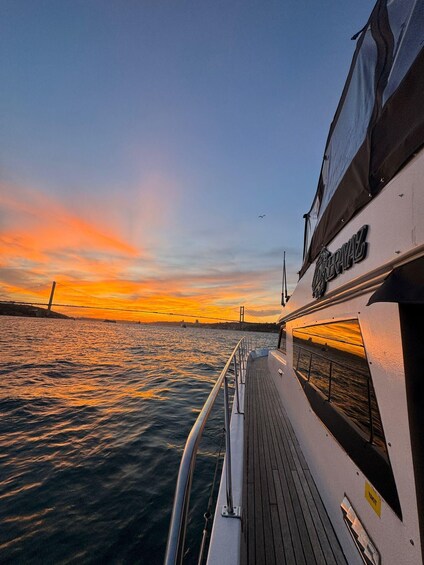 Picture 11 for Activity Istanbul: Small-Group Yacht Cruise w/Snacks, Sunset or Day