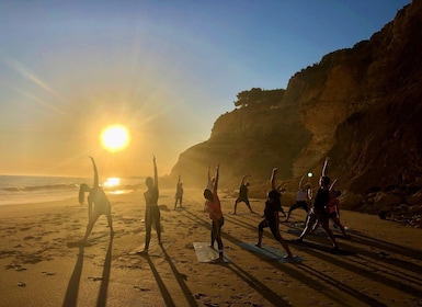 Sunset Yoga at Lagos's beautiful beach by el Sol Lifestyle