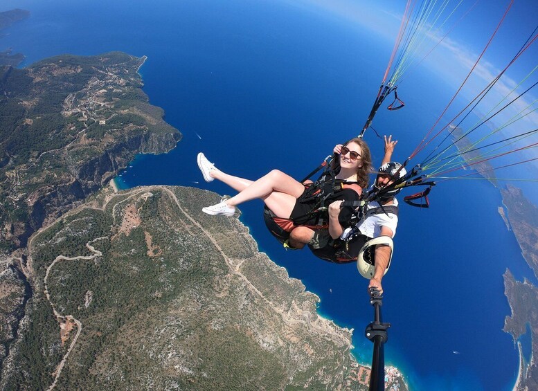 Picture 2 for Activity Fethiye: Babadag Tandem Paragliding Flight over Oludeniz