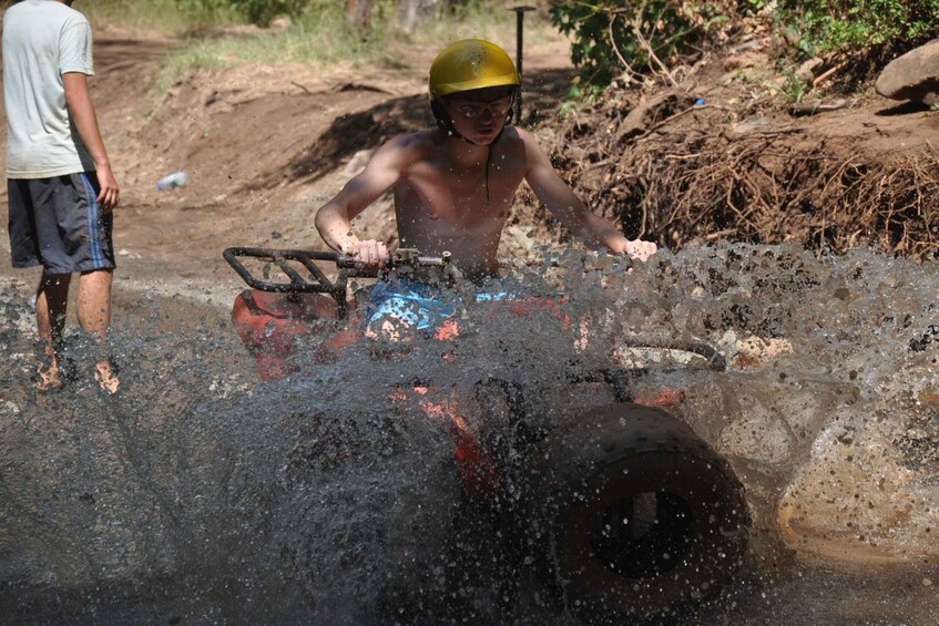 Picture 1 for Activity Kemer: Forest, Mud, and Streams Quad Safari Tour with Pickup