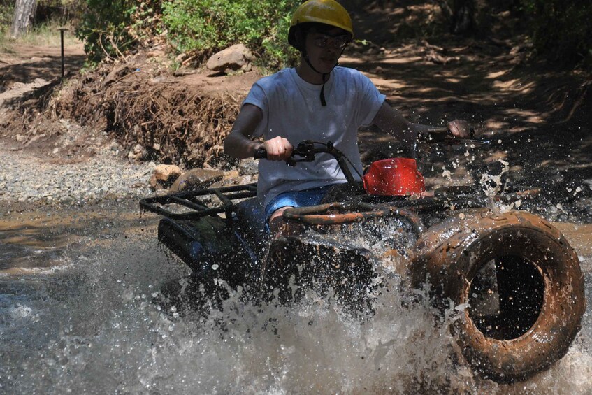 Picture 6 for Activity Kemer: Forest, Mud, and Streams Quad Safari Tour with Pickup