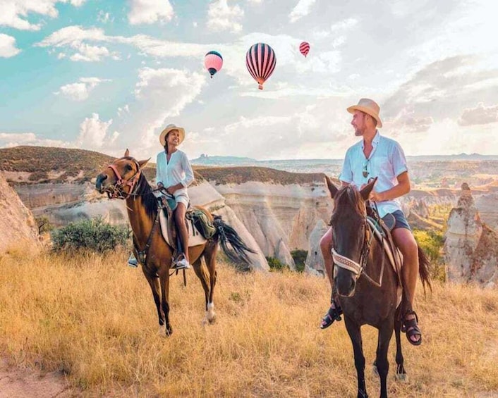 Horse back riding in Cappadocia