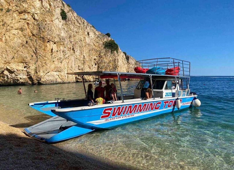 Krk: Golden Bay Beach Swimming Tour