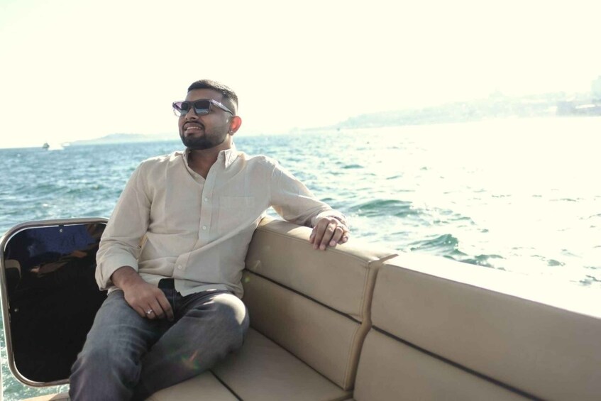 Picture 16 for Activity Bosphorus: Sunset Yacht Cruise with Guide, Snacks and Wine