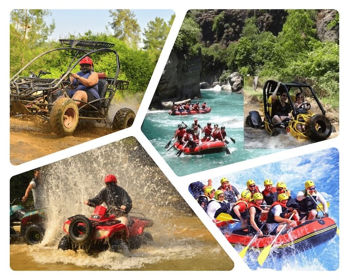 From Alanya : Rafting And Buggy or Quad Tour