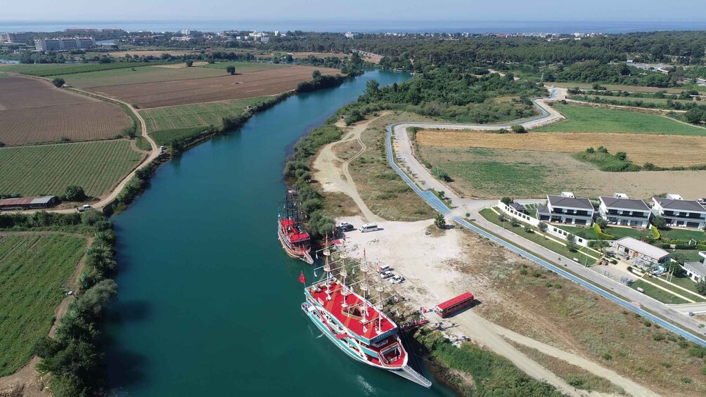 Picture 4 for Activity City of Side: Boat Tour on the Manavgat River w/ Bazaar Trip