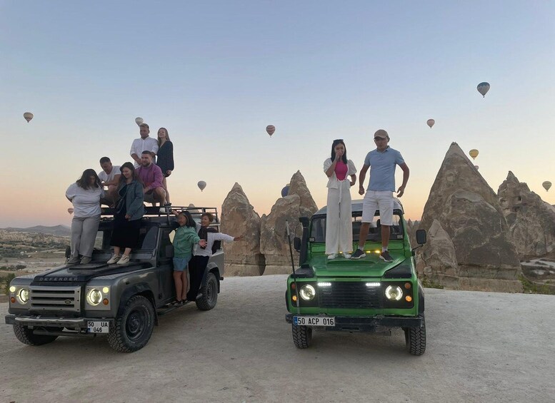 From Cappadocia: Sunrise, Sunset Jeep Safari Per Person