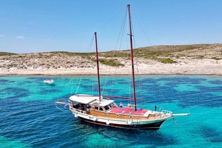 SEMIPRIVATE GALATEA tour Antiparos-Blulagoon-Despotiko-FREE DRINK
