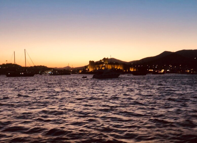 Picture 6 for Activity From Bodrum: Private Sunset Boat Tour with Dinner & Swimming