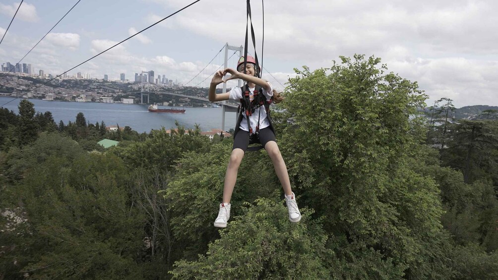 Picture 3 for Activity Istanbul: Zipline Adventure with Bosphorus View