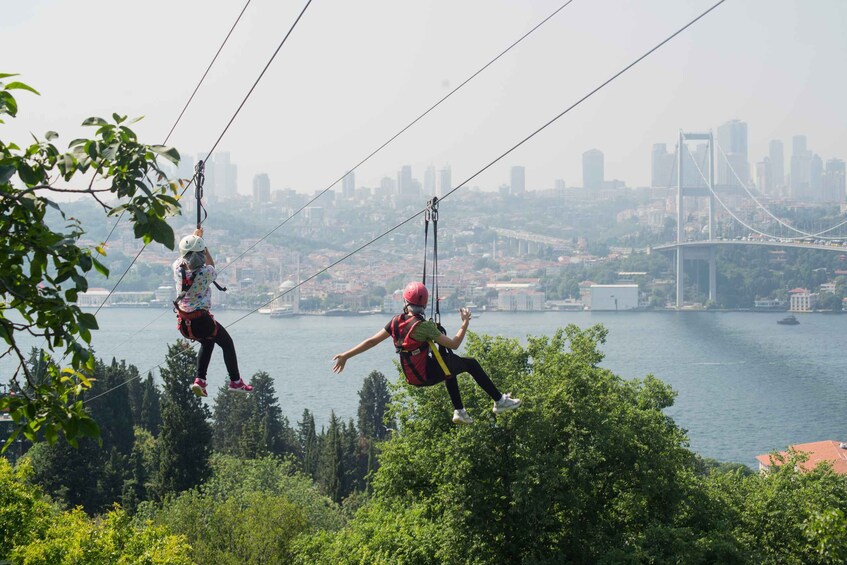 Picture 2 for Activity Istanbul: Zipline Adventure with Bosphorus View