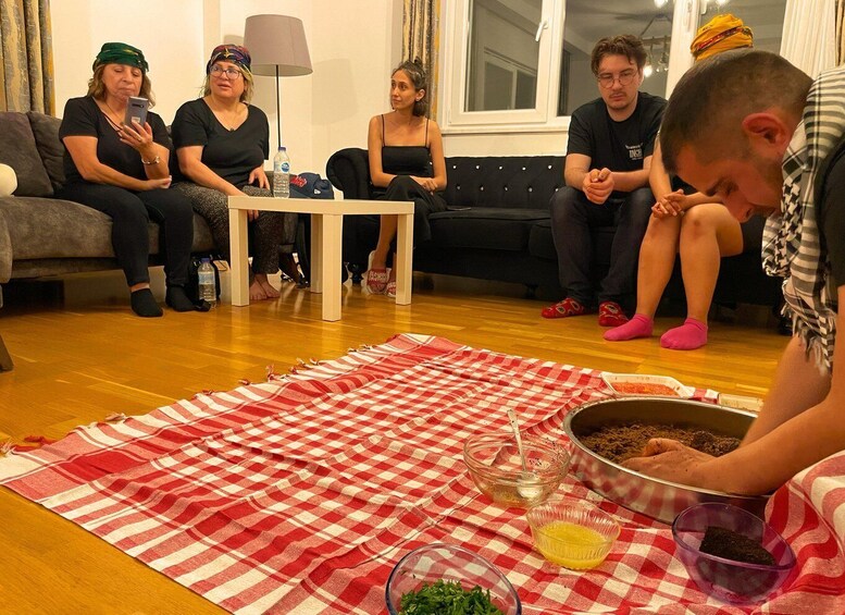 Traditional Home Dinner Night with Çiğköfte - Learn and Eat
