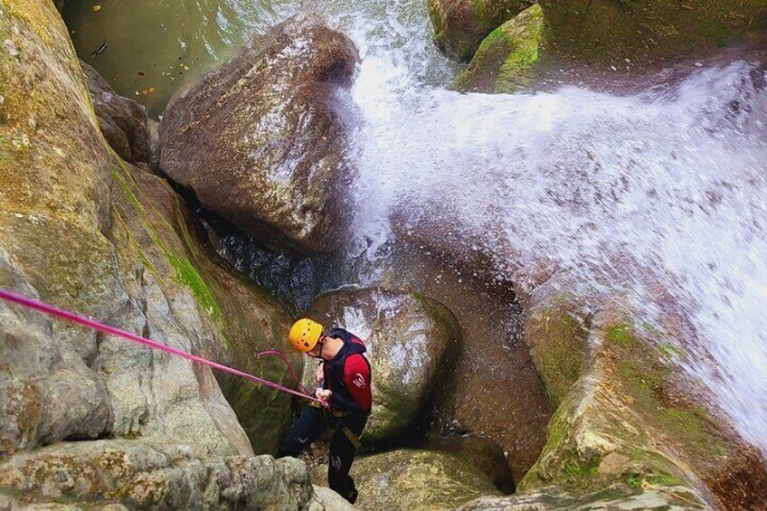 canyoning isère rappel