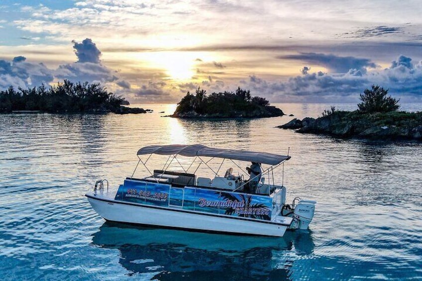 Private Bermuda Sunset Cruise and Swim Tour