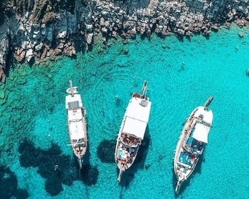 Bodrum: Crucero en barco con almuerzo y traslado opcional al hotel