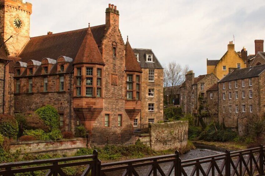 Private audiobook city rally around Dean Village in Edinburgh