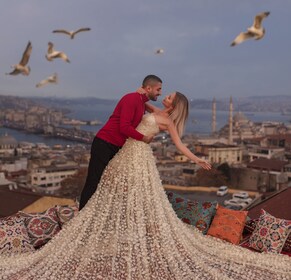 Istanbul Rooftop Experience: Privé fotoshoot