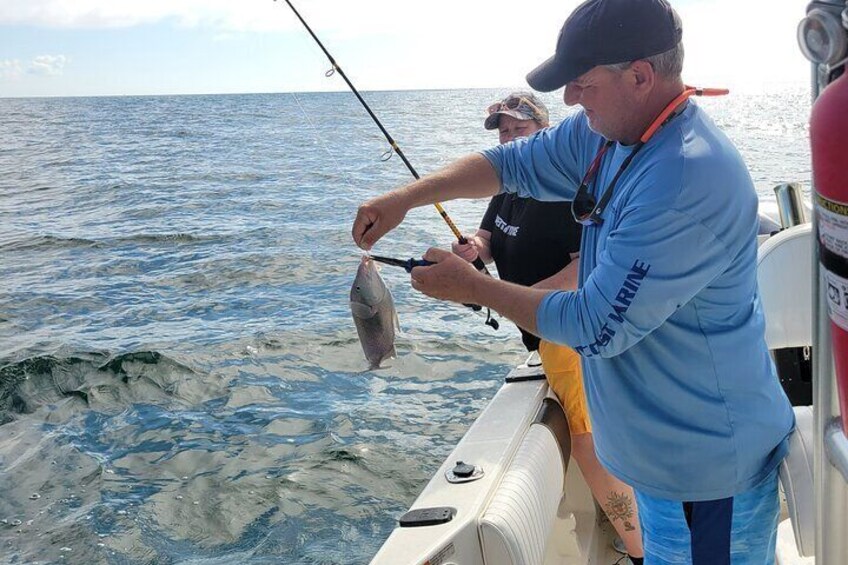 6 hour Nearshore Fishing Charter